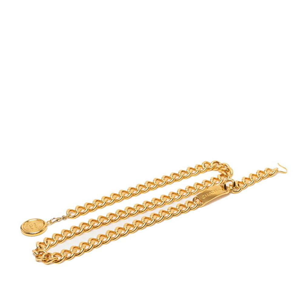 Chanel Coco Mark 31 RUE CAMBON Chain Belt Gold Plated Women's CHANEL